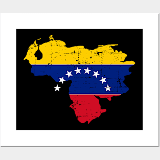 I'm American My Heart Beats for Venezuela T-Shirt Flag Posters and Art